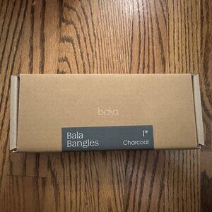 NEW 1LB Bala Bangles in Black Charcoal - 2LB Total